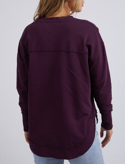Simplified Crew - Plum