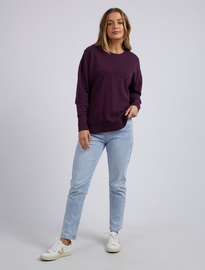 Simplified Crew - Plum