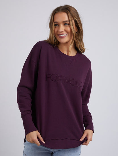 Simplified Crew - Plum