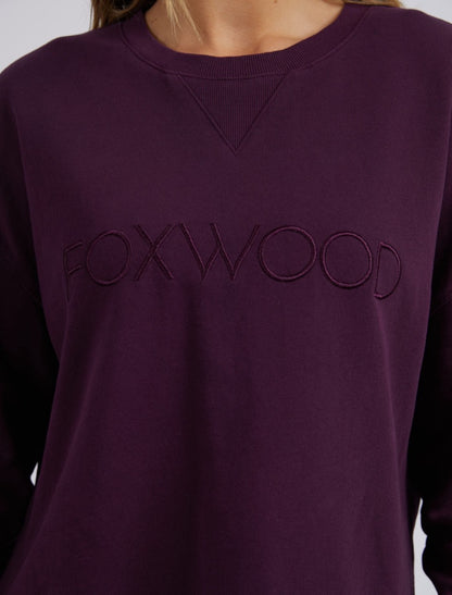 Simplified Crew - Plum