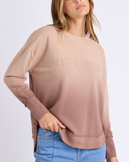 Simplified Dip-Dye Crew | Mocha Ombre