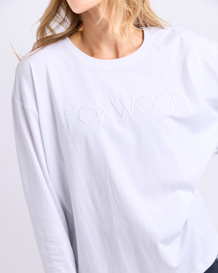 Simplified Long Sleeve Tee - White