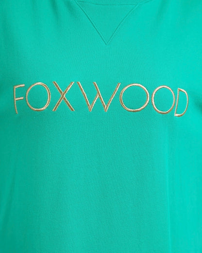 Simplified Metallic Crew - Bright Green