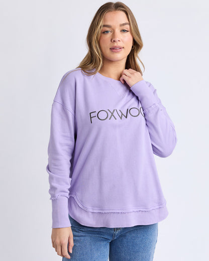 Simplified Metallic Crew - Lavender