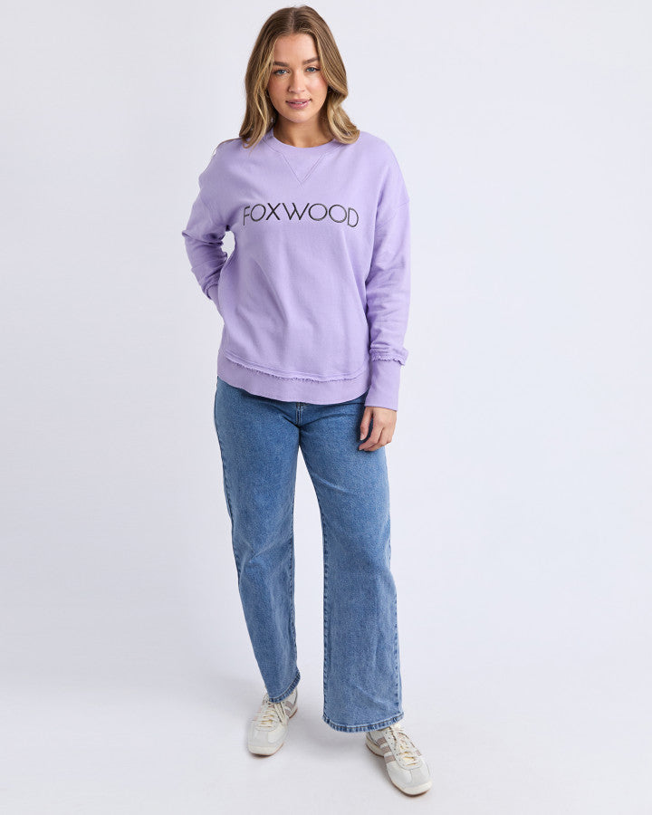 Simplified Metallic Crew - Lavender