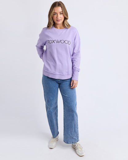Simplified Metallic Crew - Lavender