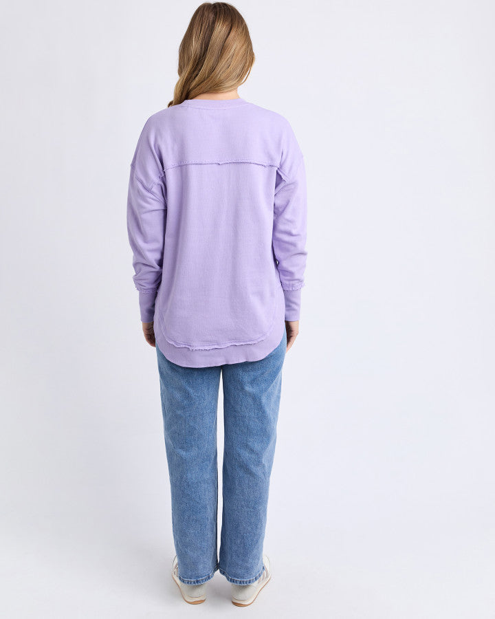 Simplified Metallic Crew - Lavender