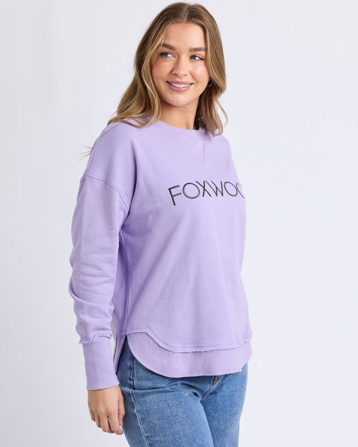Simplified Metallic Crew - Lavender