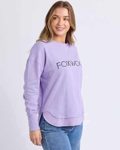 Simplified Metallic Crew - Lavender