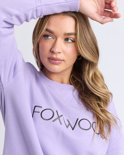 Simplified Metallic Crew - Lavender