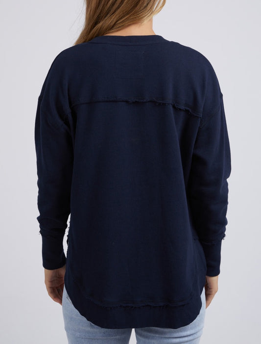 Simplified Metallic Crew - Navy