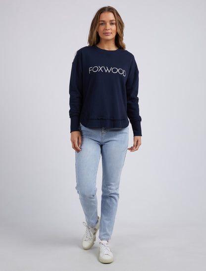 Simplified Metallic Crew - Navy