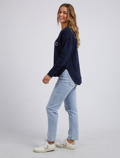 Simplified Metallic Crew - Navy