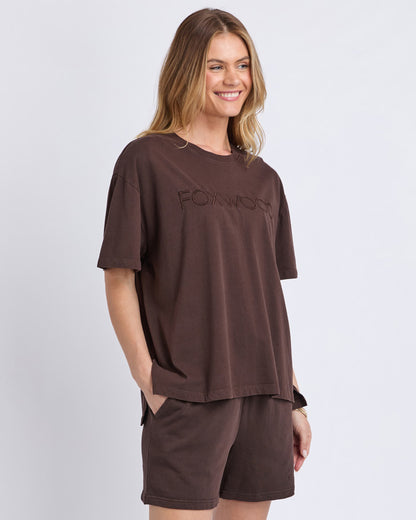 Simplified Tee - Coffee