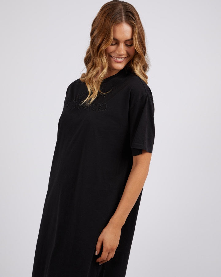 Simplified Tee Dress - Black