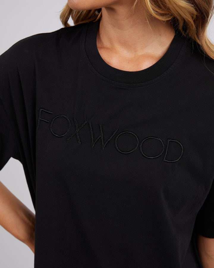 Simplified Tee Dress - Black