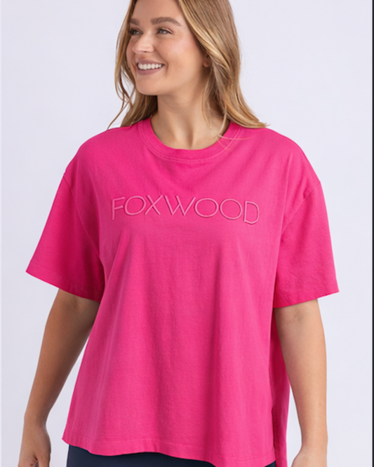 Simplified Tee - Hot Pink