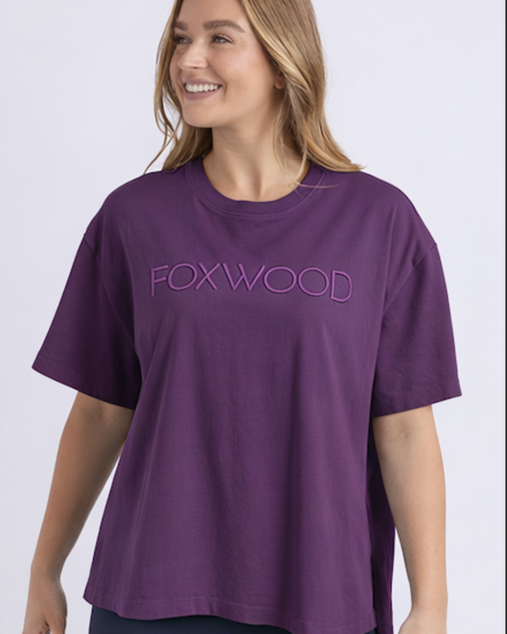 Simplified Tee - Plum