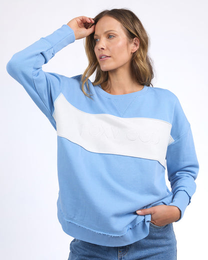 Simplified Tonal Crew - Blue