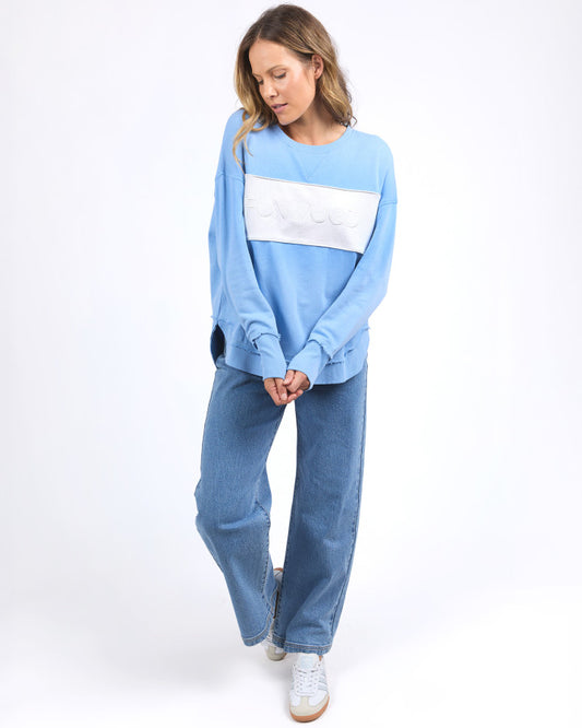 Simplified Tonal Crew - Blue