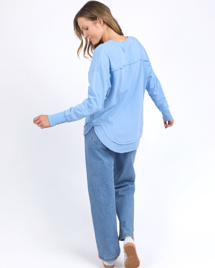 Simplified Tonal Crew - Blue