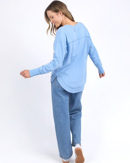 Simplified Tonal Crew - Blue