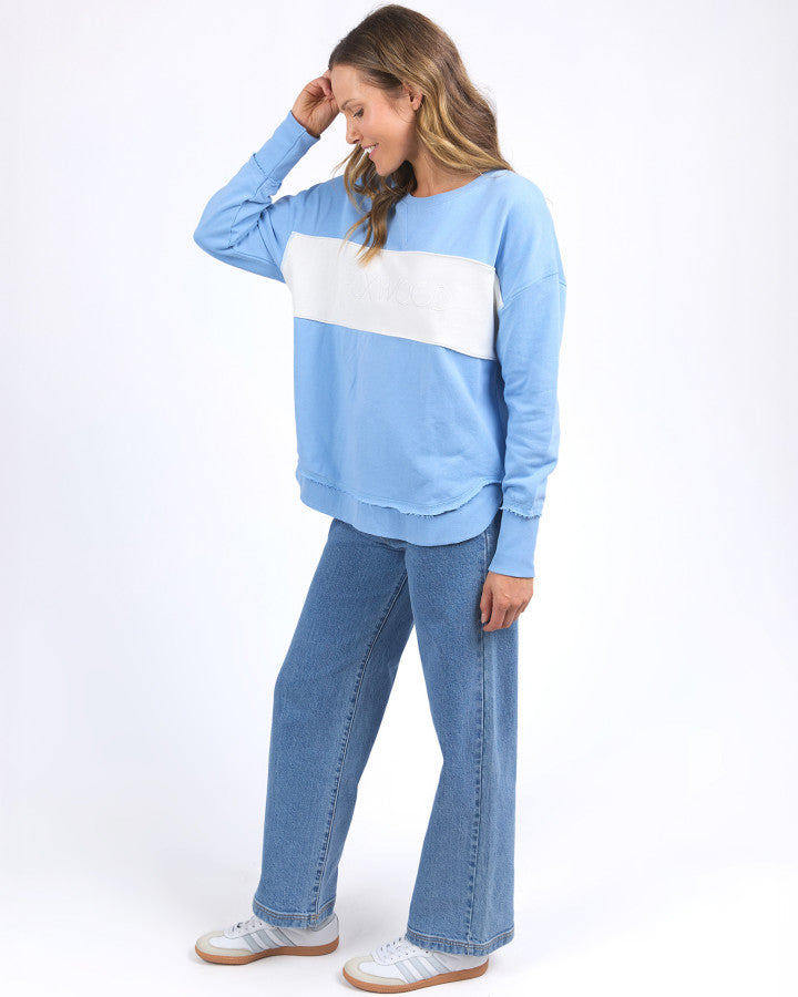 Simplified Tonal Crew - Blue