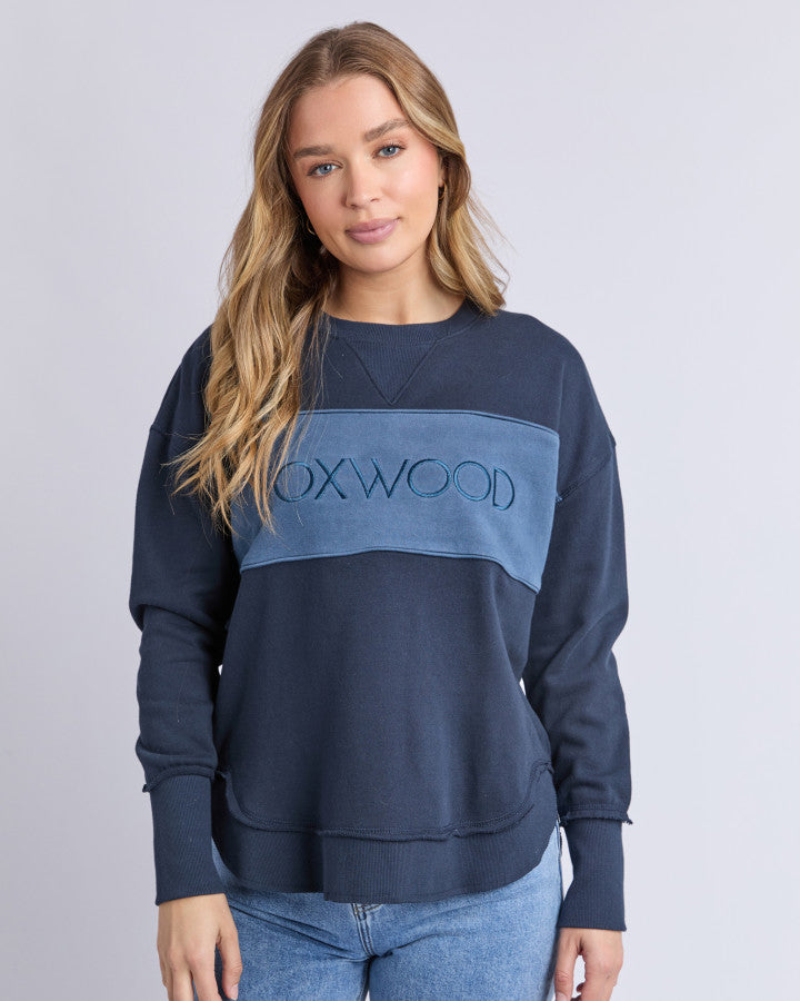 Simplified Tonal Crew - Navy