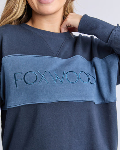 Simplified Tonal Crew - Navy