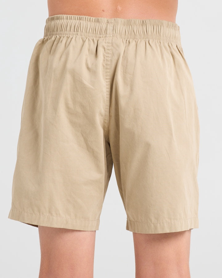 Youth Skull Anchor Volley Short - Taupe
