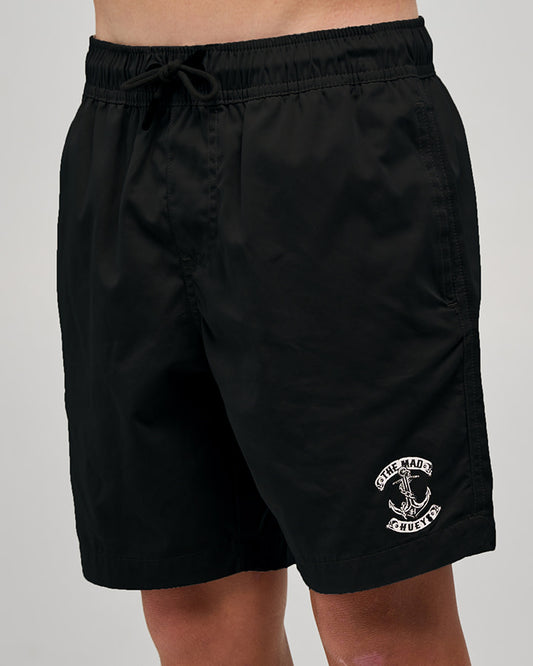Skull Anchor Youth 15" Volley Short - Black