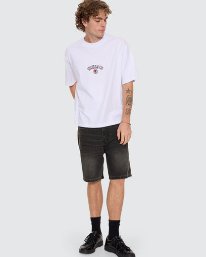 Thrills | Slacker Relaxed Denim Short | Charred Black