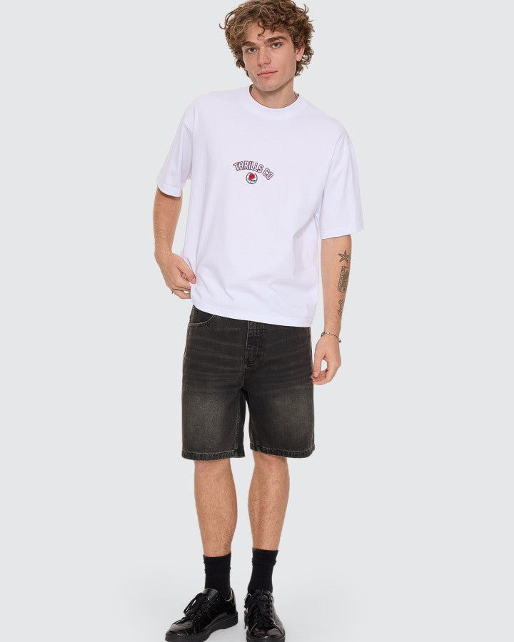 Thrills | Slacker Relaxed Denim Short | Charred Black