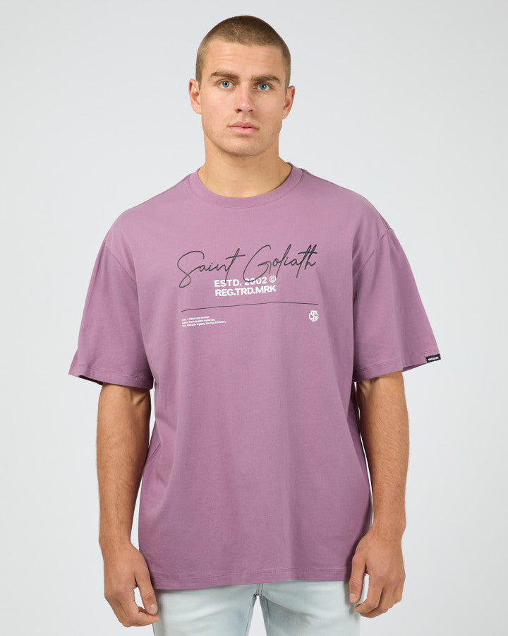 St Goliath Slate Tee - Grape