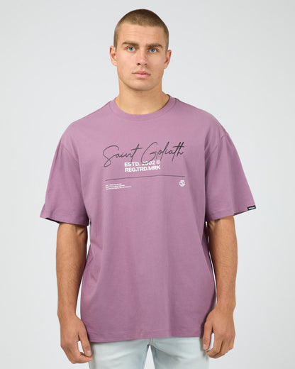 St Goliath Slate Tee - Grape