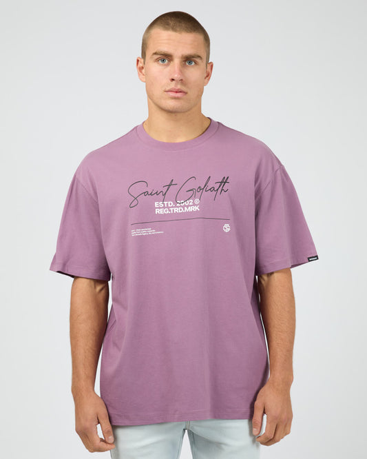 St Goliath Slate Tee - Grape