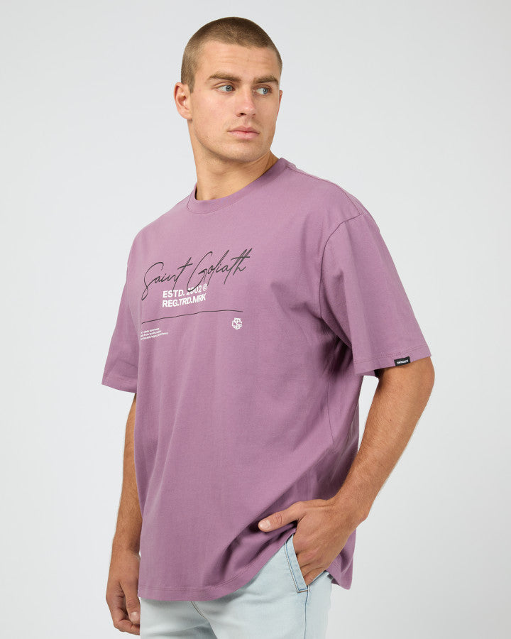 St Goliath Slate Tee - Grape
