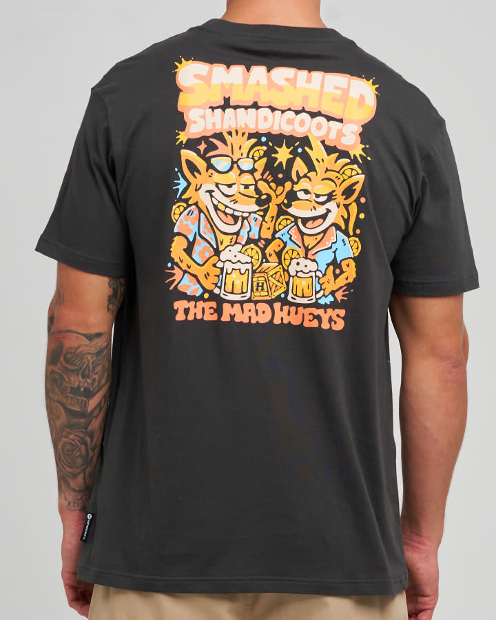 Smashed Shandicoots | SS Tee - Vintage Black