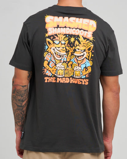 Smashed Shandicoots | SS Tee - Vintage Black