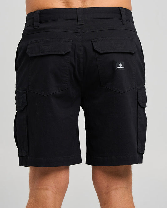 Snagged 20" Cargo Shorts - Black
