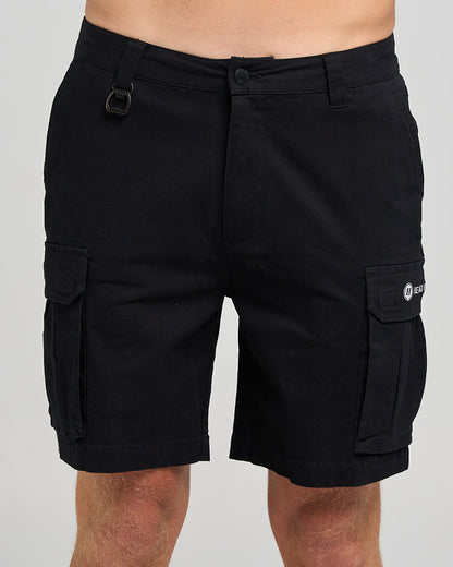 Snagged 20" Cargo Shorts - Black