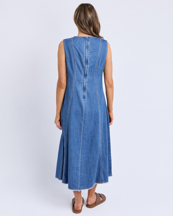 Foxwood Solene Denim Dress - Blue
