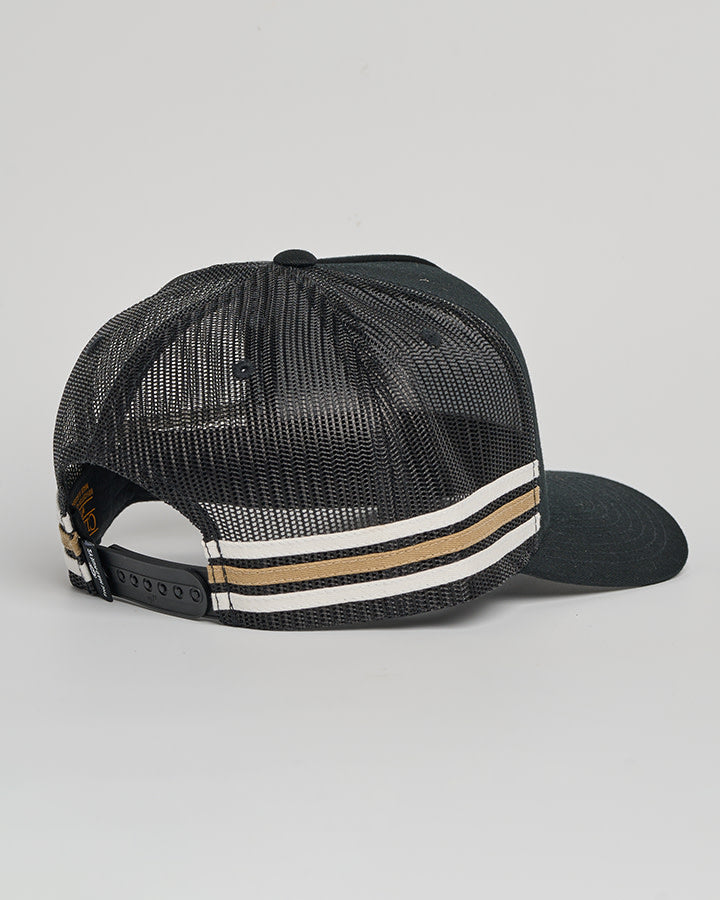 Surf Hueys Twill Trucker Cap - Black