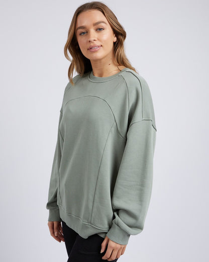 Sutton Crew - Sage Green