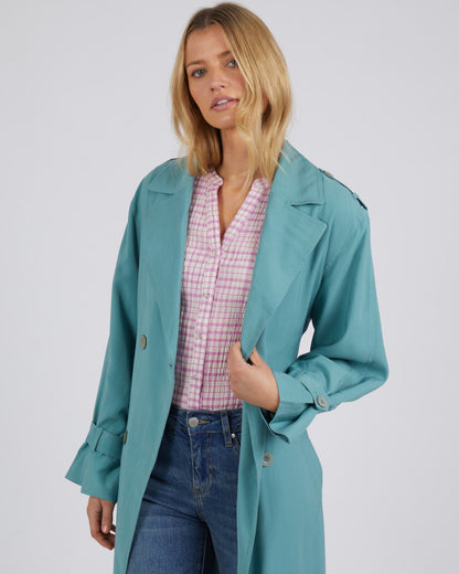 Tabitha Trench Jacket - Astrogreen