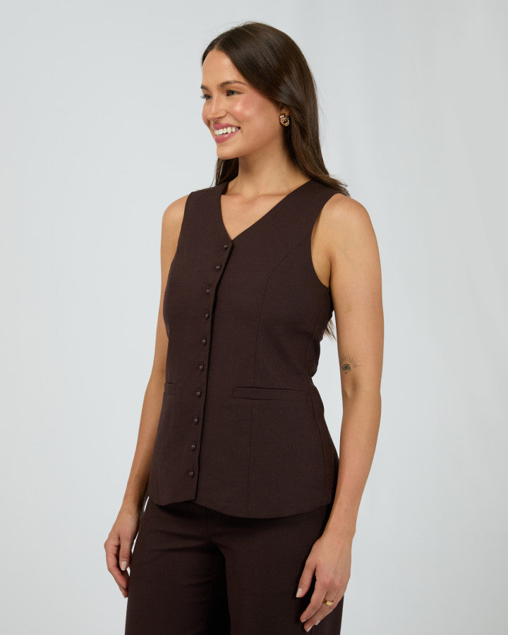 Tallow Vest - Chocolate