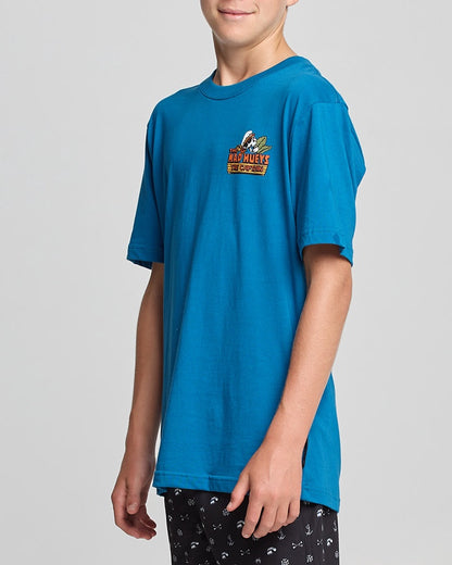 Youth Island Captain SS Tee - Dark Cobalt