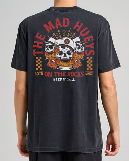 Triple On The Rocks | SS Tee - Washed Black