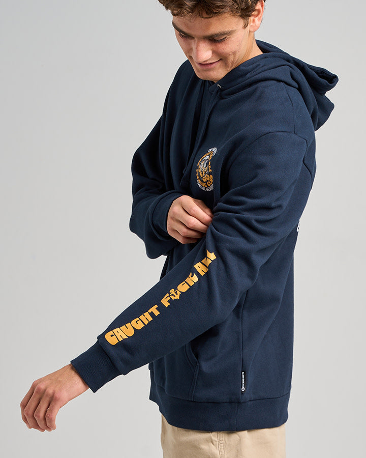 Tropic Caught Fk all Hoodie - Navy