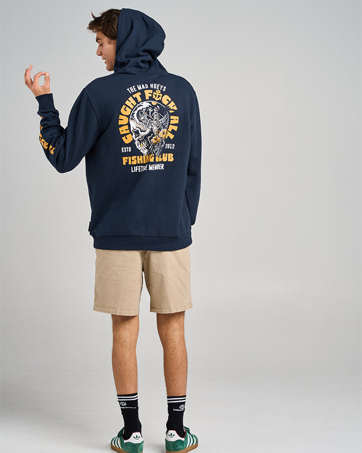 Tropic Caught Fk all Hoodie - Navy